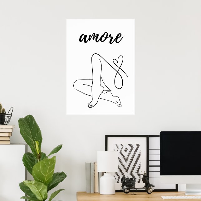 Affiche Amore (Bureau à domicile)