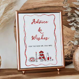Affiche Amore Italian Red Advice and Wives