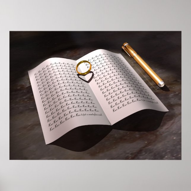 Affiche amour (Devant)