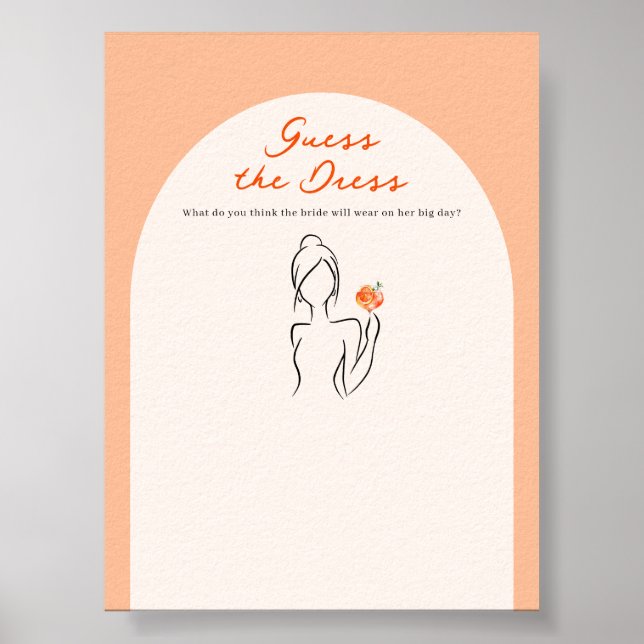 Affiche Amour à First Spritz Guess la robe de la mariée (Devant)