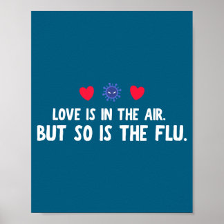 Affiche Amour Air Si Grippe Saint Valentin