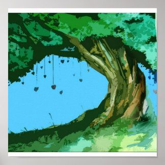 Affiche Amour Arbre