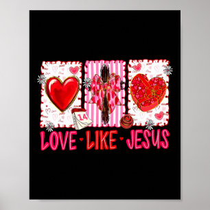 Affiche Amour chrétien comme Jésus Saint-Valentin Hommes F