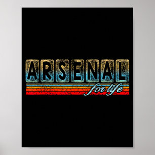Affiche Amour Coeur Arsenal Nge Vintage Arsenal - Arsenal