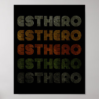 Affiche Amour Coeur Esthero Tee Grunge Style Vintage Noir