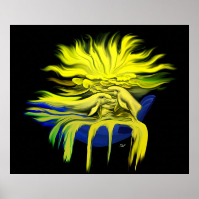 Affiche Amour dauphin (Devant)