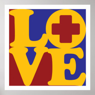 Affiche Amour de assistance Médicale