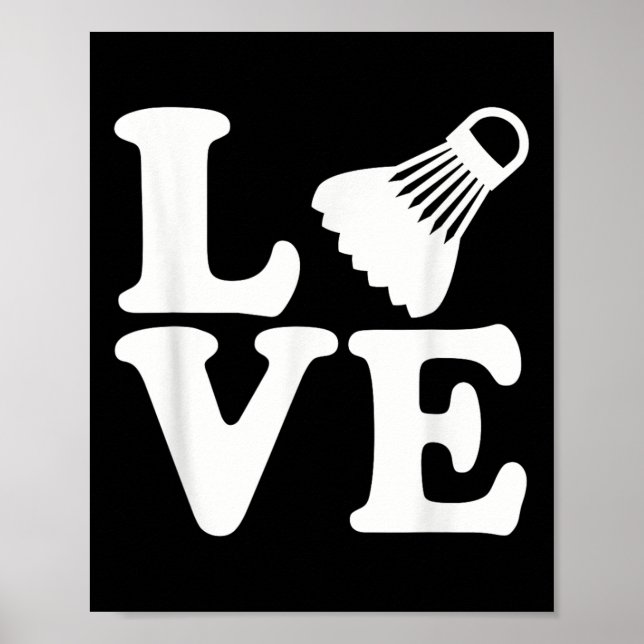 Affiche Amour de badminton  (Devant)