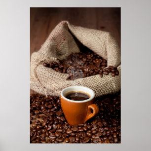Affiche Amour de café
