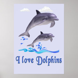 Affiche Amour de dauphin
