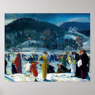 Affiche Amour de George Bellows de l'hiver