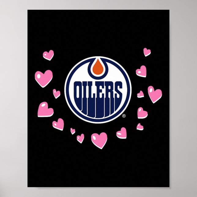 Affiche Amour de la Saint-Valentin des Oilers d'Edmonton N (Devant)