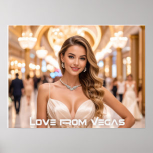 AFFICHE AMOUR DE LAS VEGAS