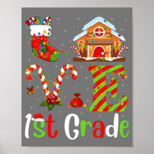 Affiche Amour de Noël Amour de 1ère année Enseignant Noël