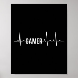 Affiche Amour des jeux vidéo Heartbeat