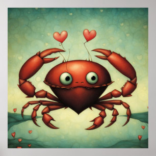 Affiche Amour du crabe