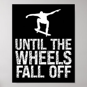 Affiche Amour du patinage Planche à roulettes cool Skatebo