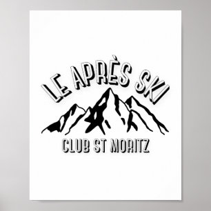 Affiche Amour du snowboard suisse