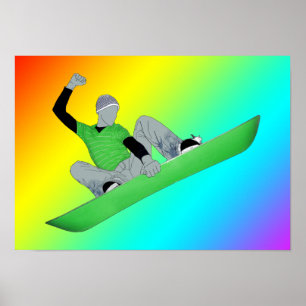 Affiche amour du snowcore