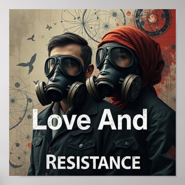 Affiche AMOUR ET RÉSISTANCE Kafka Romantiques Bande Dessin (Devant)