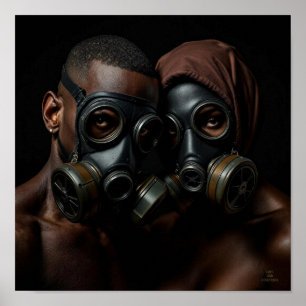 Affiche AMOUR ET RÉSISTANCE Romantique contemporaine 3