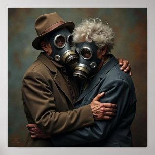 Affiche AMOUR ET RÉSISTANCE Vieux romantiques 2