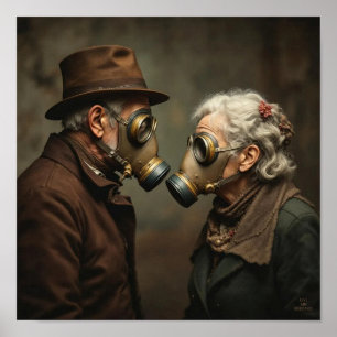 Affiche AMOUR ET RÉSISTANCE Vieux romantiques 3