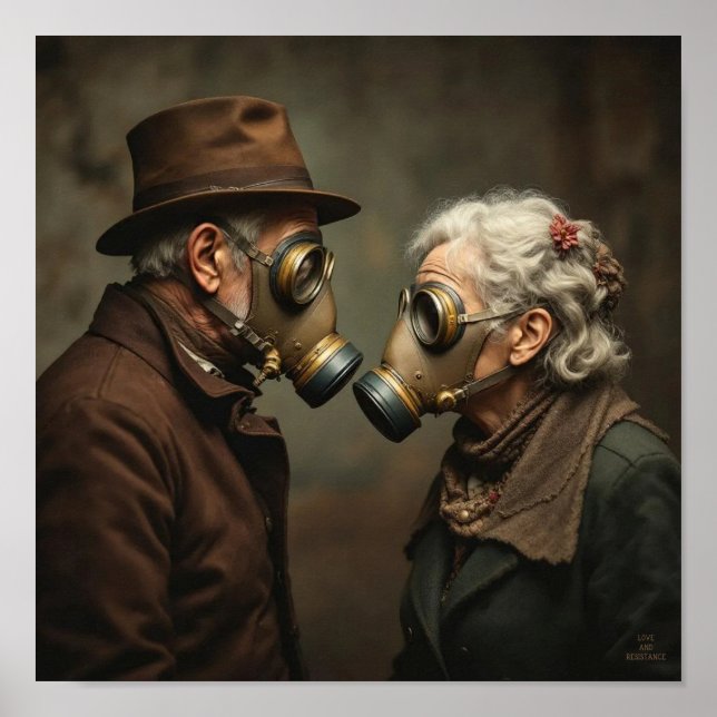 Affiche AMOUR ET RÉSISTANCE Vieux romantiques 3 (Devant)