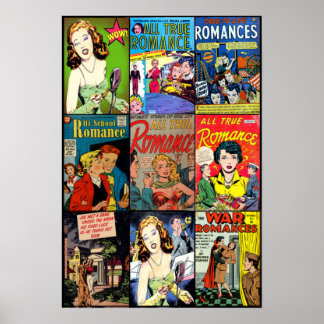 Affiche Amour et romance dans les années 1950