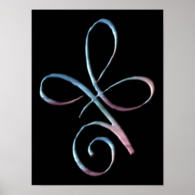 Affiche Amour inconditionnel gradient (Devant)