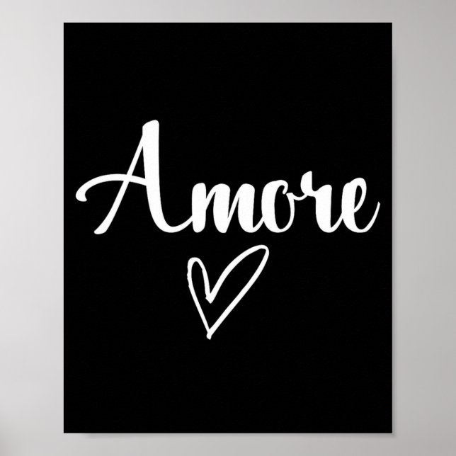 Affiche Amour Italien Amour Saint Valentin  (Devant)