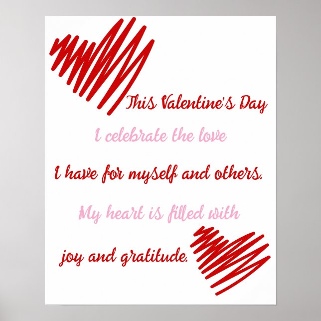Affiche Amour Joie Et Gratitude (Devant)