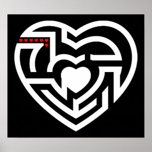 Affiche amour labrynth
