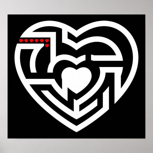Affiche amour labrynth (Devant)