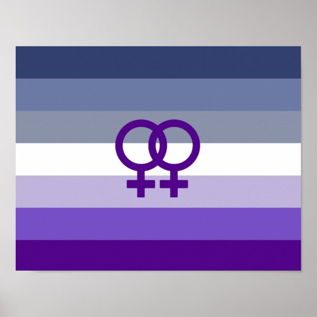 Affiche Amour Lesbien Butch Fierté WLW (Devant)