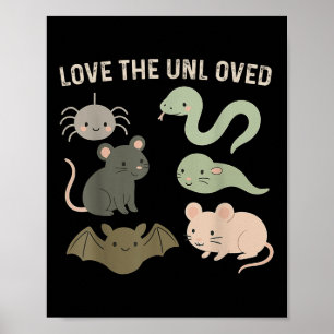 Affiche Amour Mignon Le Pigeon Rat Grenouille Drôle Animal