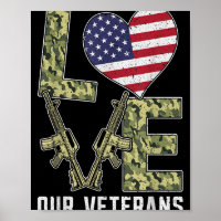 Amour Notre Jour Des Anciens Combattants Fier Drap