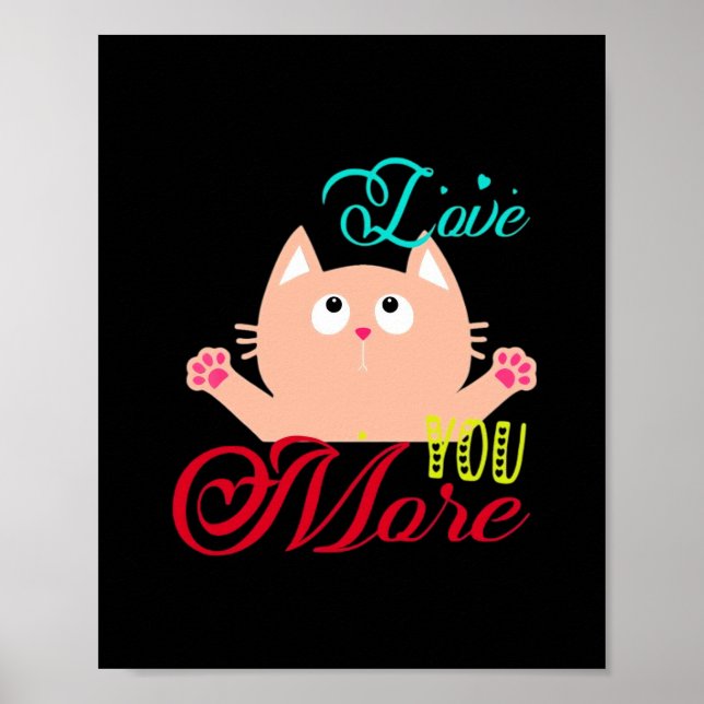 Affiche Amour Plus De Style Élégant  (Devant)