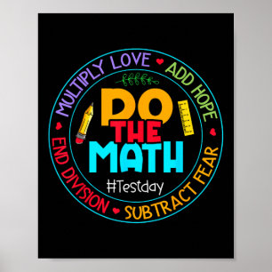 Affiche Amour Positif Espoir Peur Faites Le Calcul Test Jo