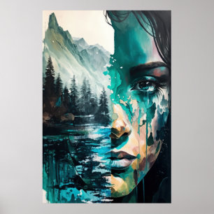 Affiche Amour pour la nature