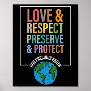 Affiche Amour Respect Préserver Protéger Notre Précieuse T