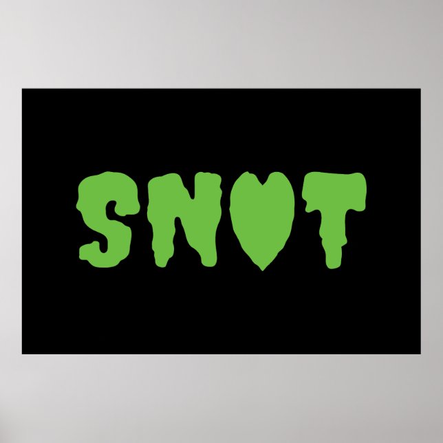 AFFICHE AMOUR SNOT (Devant)