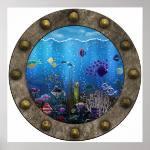 Affiche Amour sous-marin -