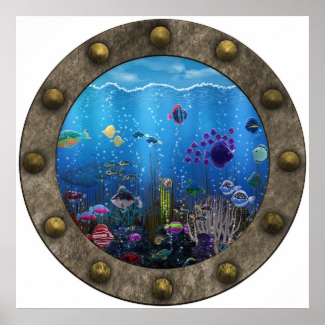 Affiche Amour sous-marin - (Devant)