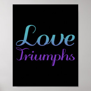 Affiche Amour Triomphes Purple Prévention Suicide Sensibil