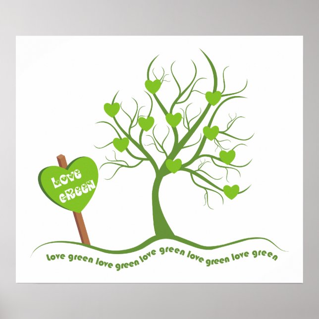 Affiche Amour Vert (Devant)