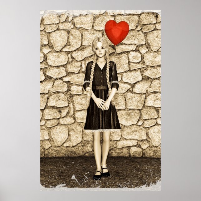 Affiche Amour Vintage (Devant)