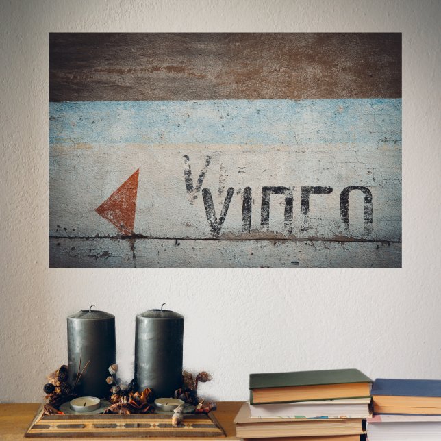 Affiche Amoureux de cinéma cinéphile de style loft urbain (Créateur téléchargé)