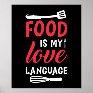 Affiche amoureux de la gastronomie