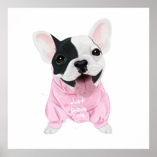 Affiche Amoureux de les chiens Aimez-moi, Aimez le chien